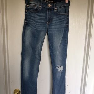 Distressed Express Jeans